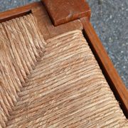 Oak straw stool