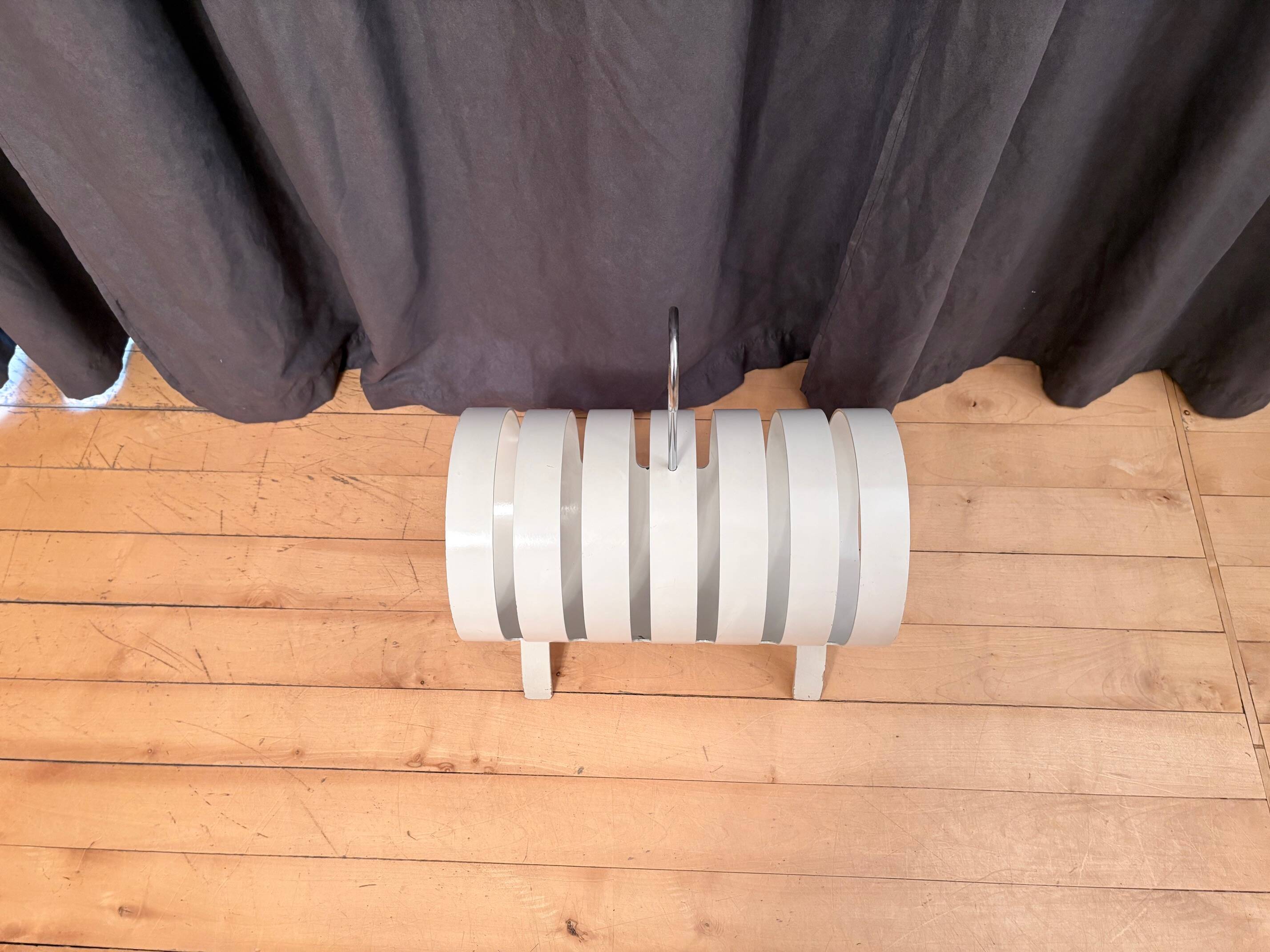 Vinyl Record Magazine Rack, Opal Möbel, 1970s