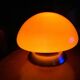Lampe champignon tactile orange