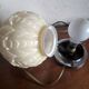 Authentic 20th-century Art Deco globe lamp in coloured glass.