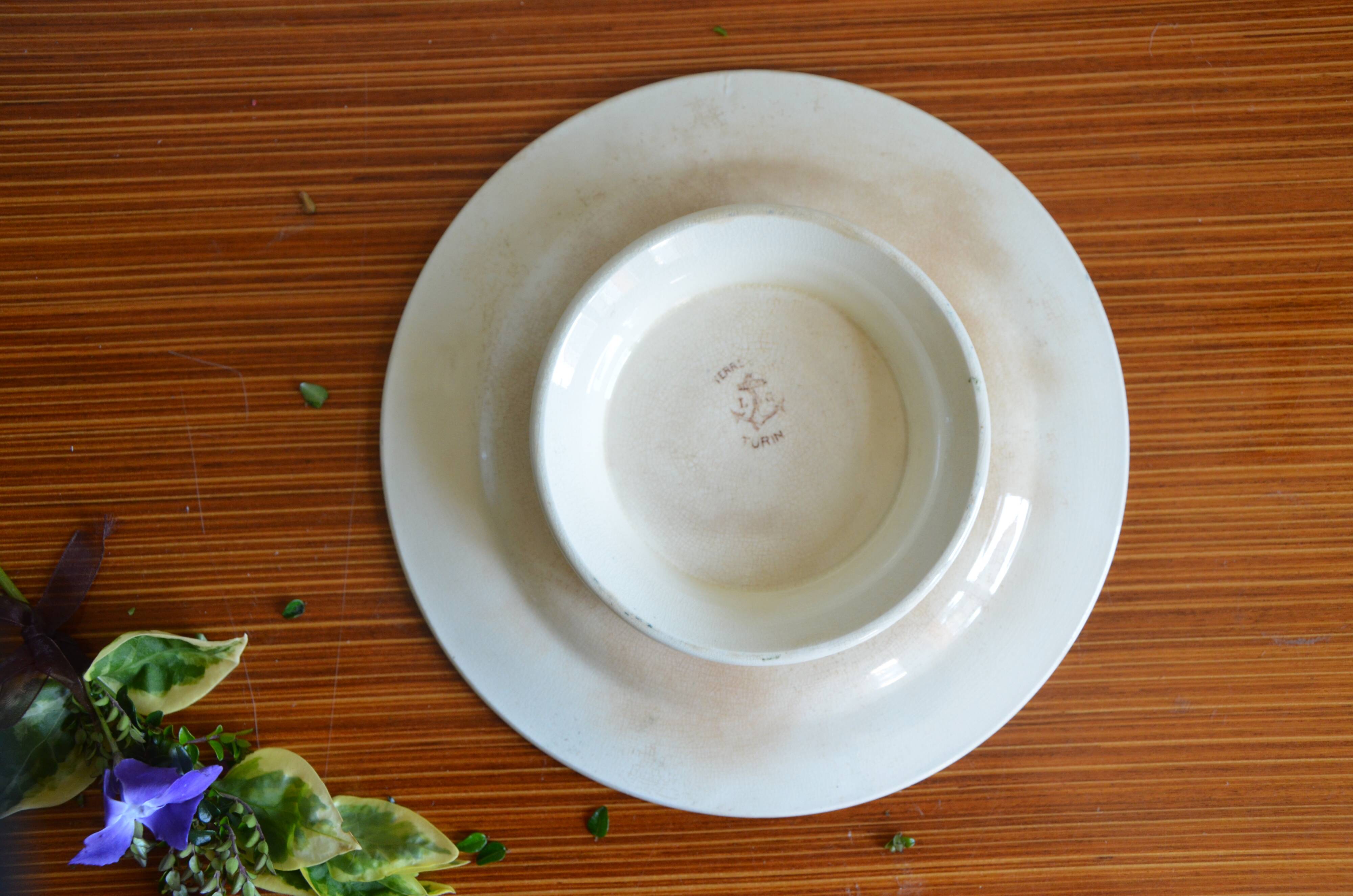 Clarefontaine LG earthenware fruit bowl from the Turin collection