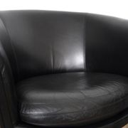 Pair of Scandinavian leather armchairs by Lennart Bender 1970