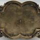 Servitor tray for glass in gilded metal, goldsmith christofle 19th century