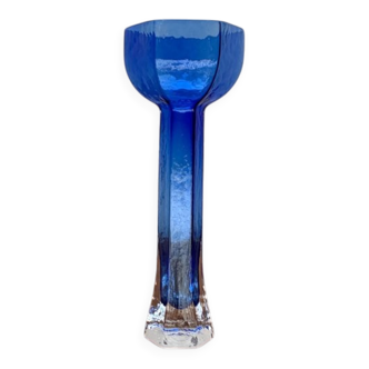 Vintage Glass Art Vase by Renate Stock for Sea Glasbruk, Sweden, 1970s