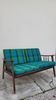 Vintage Scandinavian 2-seater sofa bench - 1950s