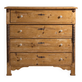 Grande commode ancienne de style provençal (vers 1920)