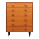 Teak chest of drawers, Danish design, 1960s, production: Denmark