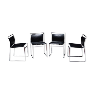 Set of 4 'Tulu' Dining Chairs, Kazuhide Takahama for Gavina, 1960's, Italy