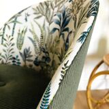 Cocktail Chair, Green Velvet