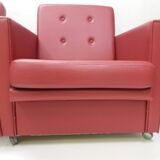 1970 Pair of Brussels style armchairs, Czechoslovakia