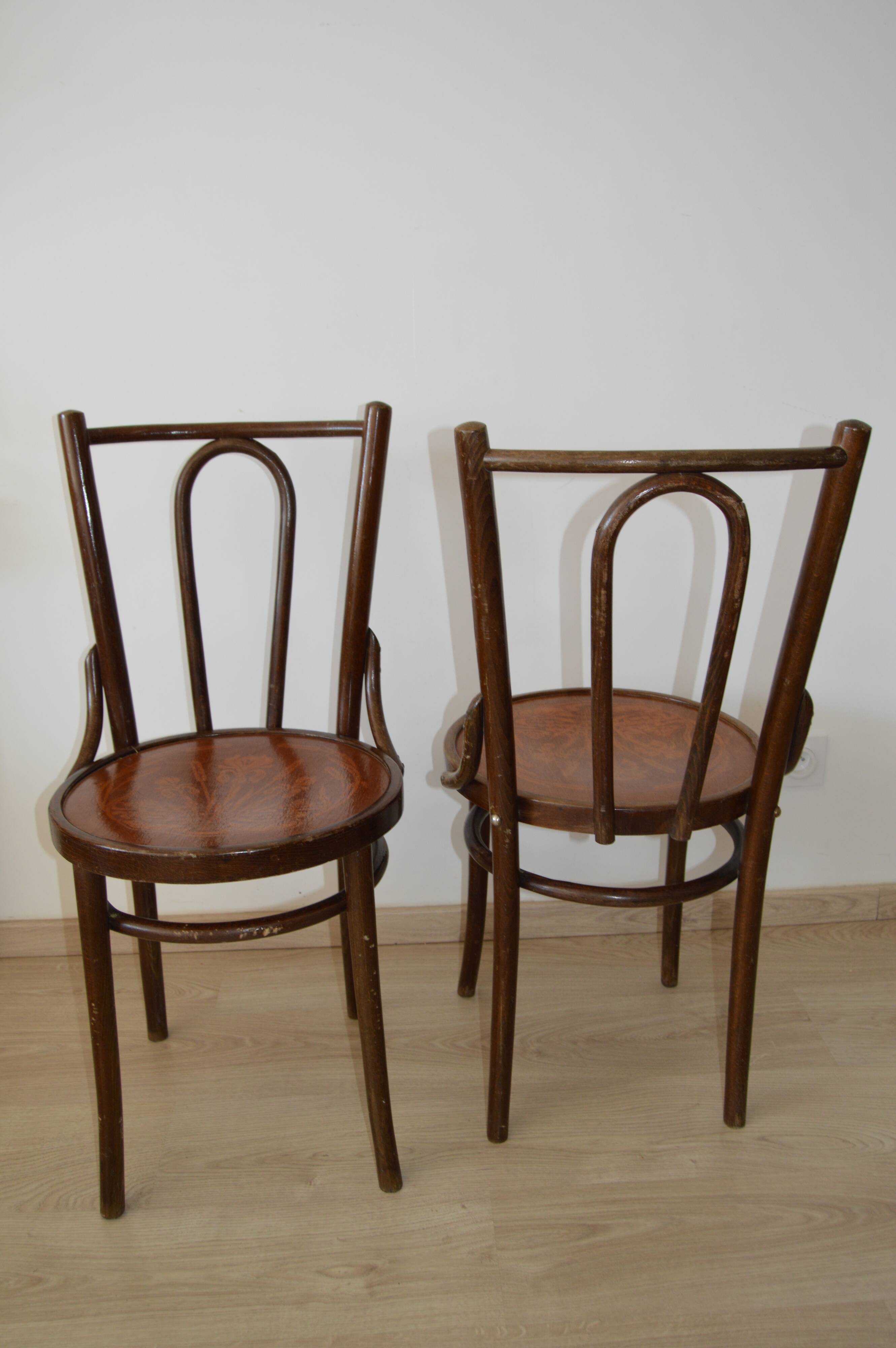 Chaises bistrot Art déco