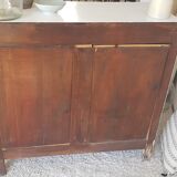Old white parisian buffet