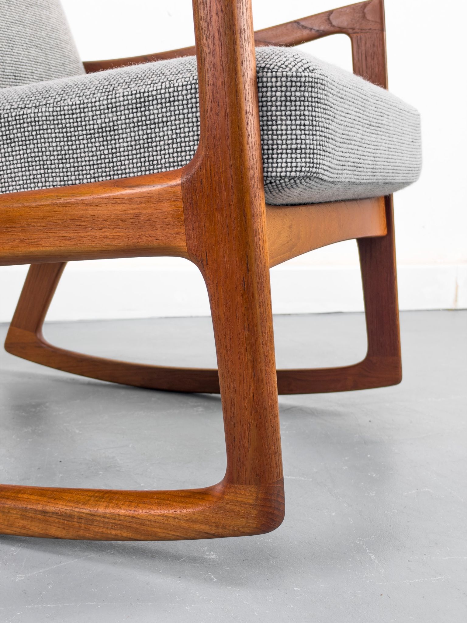 Senator Rocking Chair in Teak by Ole Wanscher for Cado, 1974