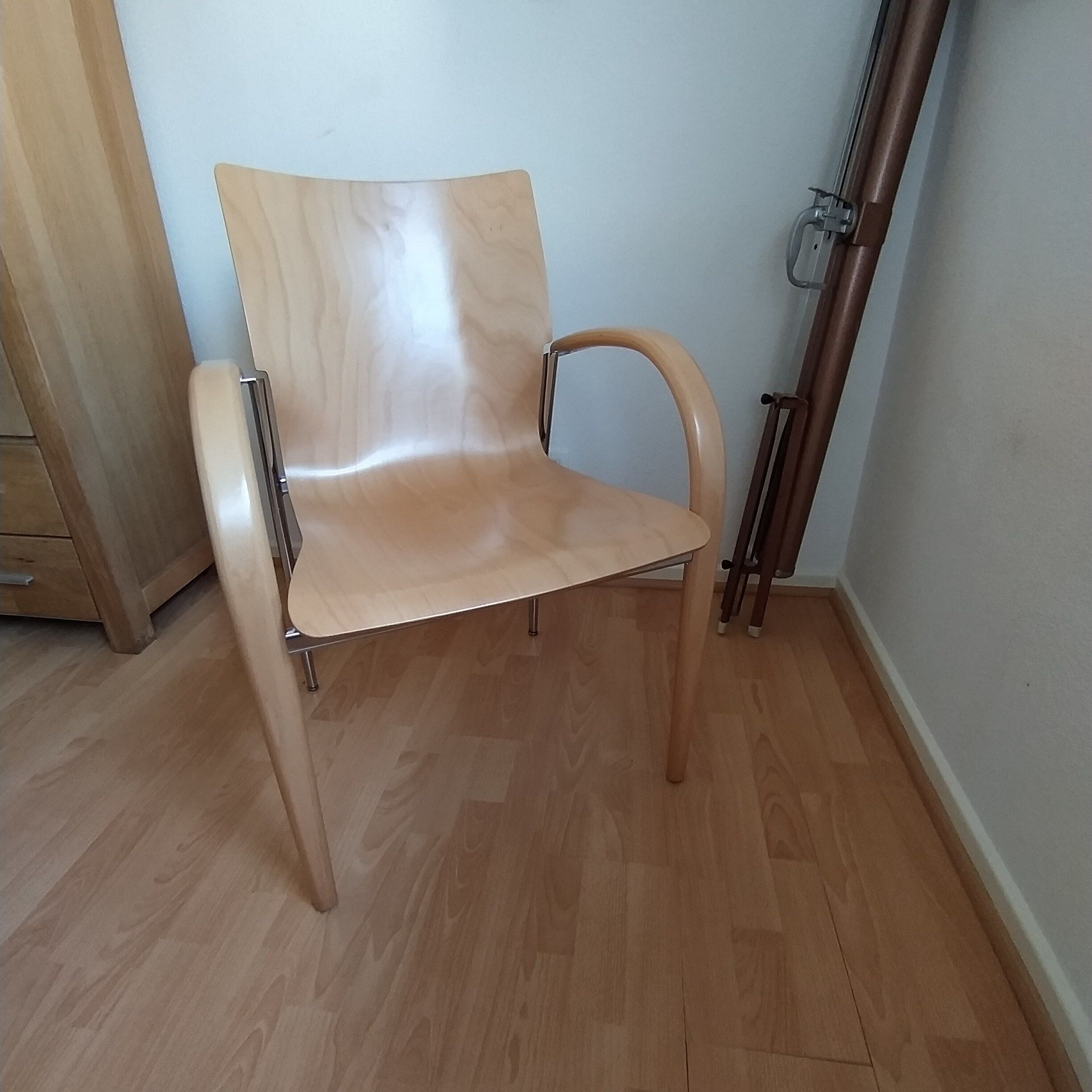 Light wood office chair