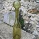 Glassblown glass decanter from the Biot collector glassworks