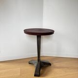 Rare Louis Vuitton cast iron bistro table with a bakelite top.