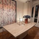 Travertine table