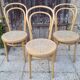 3 chairs published by ZPM Radomsko, model created by Thonet cannées N°14