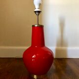 Backlit red lamp foot 1980