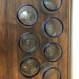 Old blown glass pencil pots