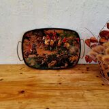 Vintage hunting formica tray