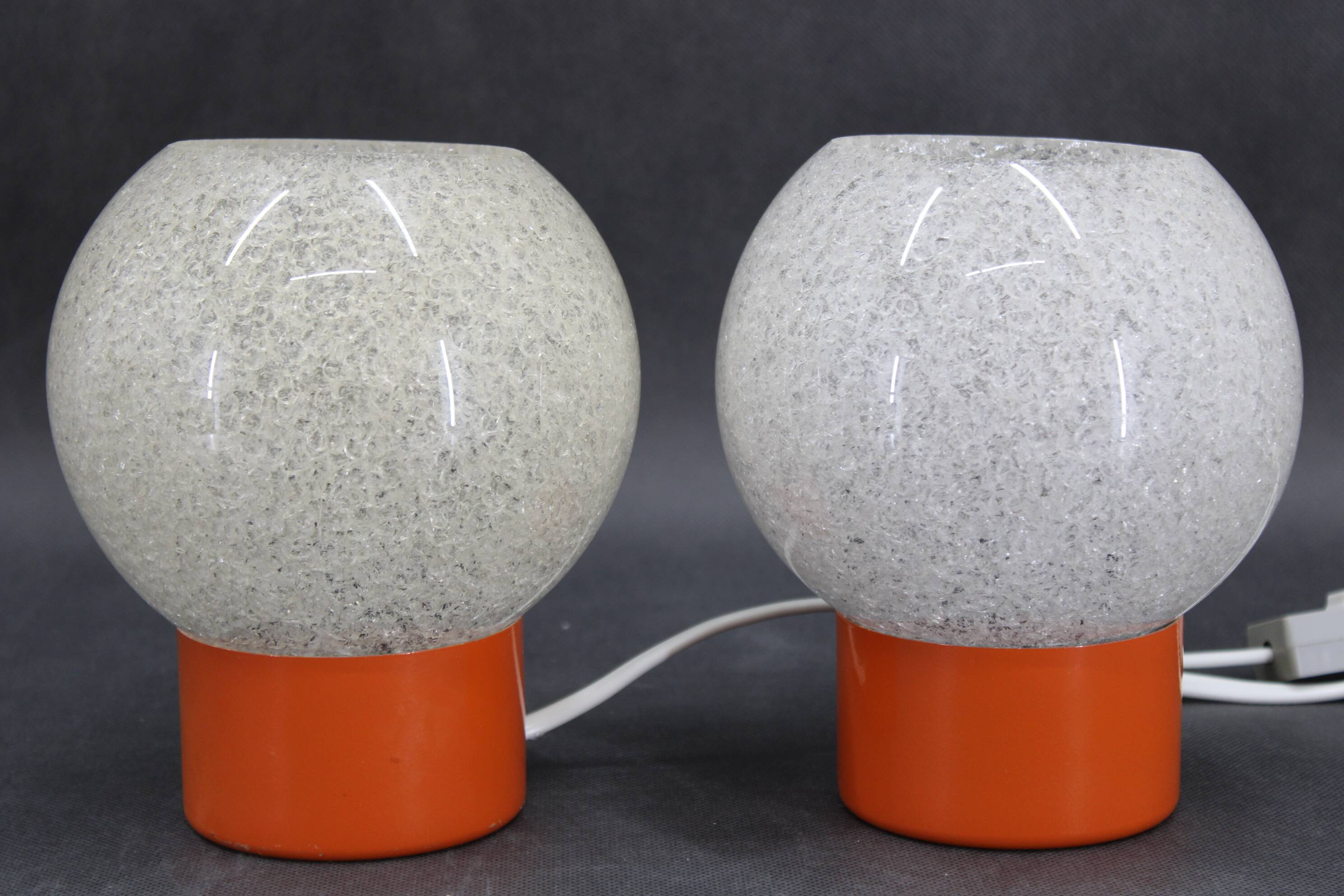1970s Pair of Table lamps by Pokrok Zilina , Czechoslovakia