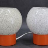 1970s Pair of Table lamps by Pokrok Zilina , Czechoslovakia