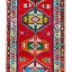 Handwoven Decorative Anatolian Red Runner Carpet 84 cm x 382 cm