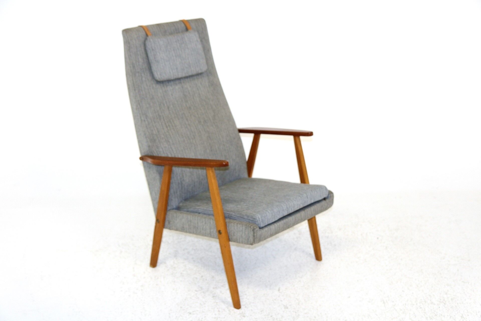 Scandinavian beech armchair, Sweden, 1950