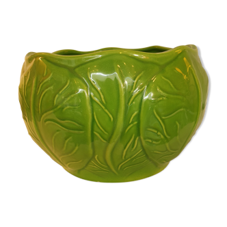 Vintage Saint-Clement earthenware salad bowl or planter