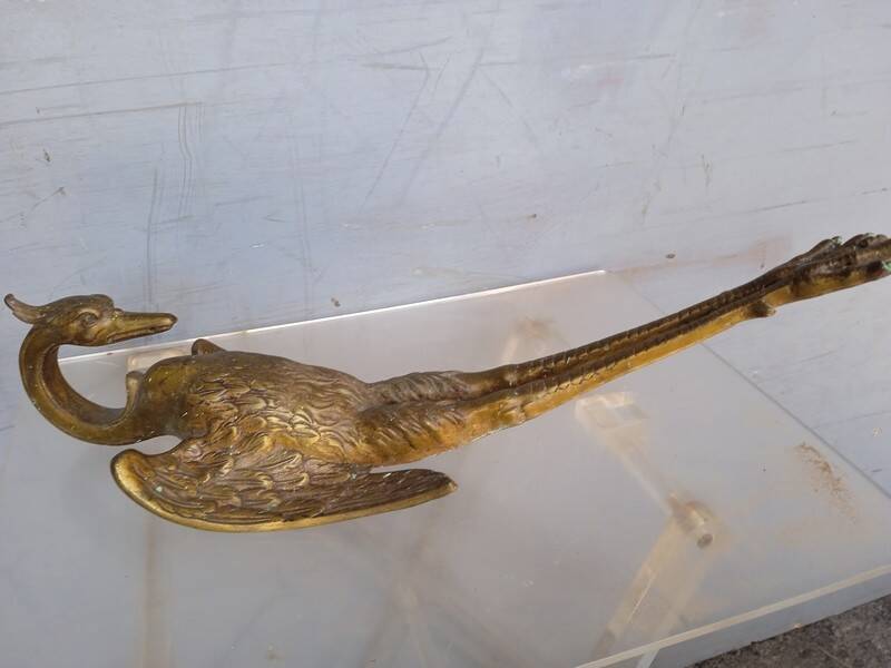 Bronze wall lamp Heron ep art deco 1930/40