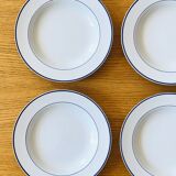 Hollow plates in Italian porcelain Tognana