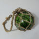 Green Float Glass Ball for Vintage Water Garden