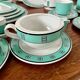 Vintage 72-piece tableware set Arzberg model Cult Focus postmodern bauhaus style