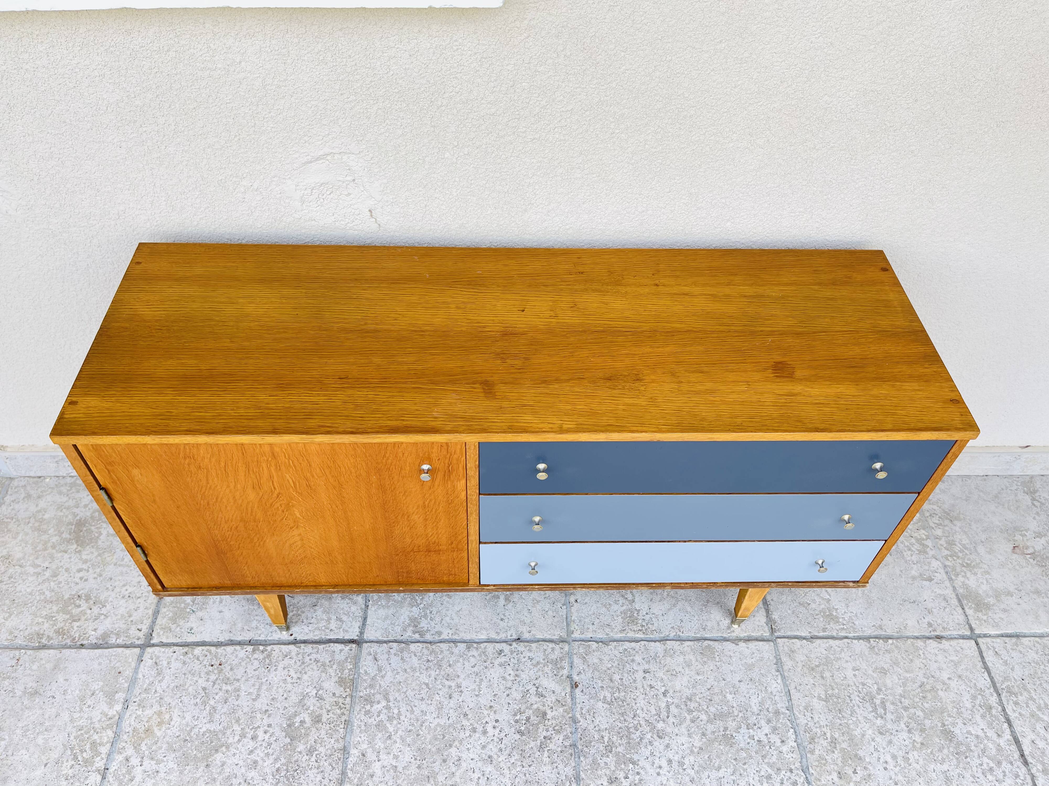 Vintage oak row 1960