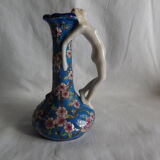 Enamel vase of la louvière