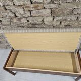 Vintage 1970s design storage bench