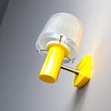 Mid century modern yellow wall sconce light