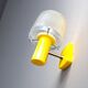 Mid century modern yellow wall sconce light
