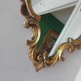 Mirror XIXth gilded wood and mercury ice 61x45cm