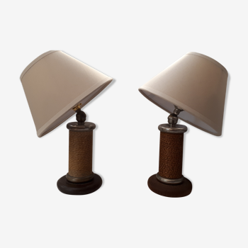 Pair of 1940 Tilting Etlin lamps