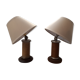 Paire de lampes 1940 Etlin inclinables