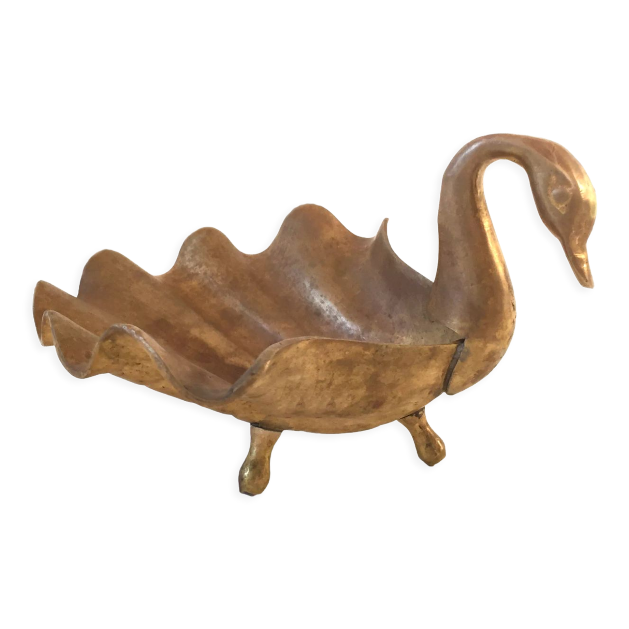 Cendrier / Vide-Poche En Forme De Cygne Réglé - Déco Vintage - Fabriqué En France