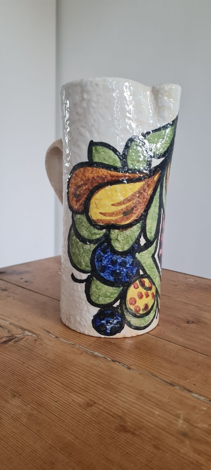 Talavera ceramic pitcher Mexico 1960