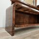 Art Decò dressing table in walnut root with mirror