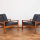 Pair of teak Armchair, 1970s