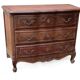 Commode arbalète de style louis XV bois massif