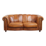 Sheepskin Leather 2.5-Seater Sofa