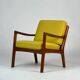 Fauteuil « Senator » en teck par Ole Wanscher, design danois, années 1960
