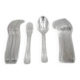 Christofle America 12 dessert cutlery sets, 24 pieces, Art Deco, 18 cm.